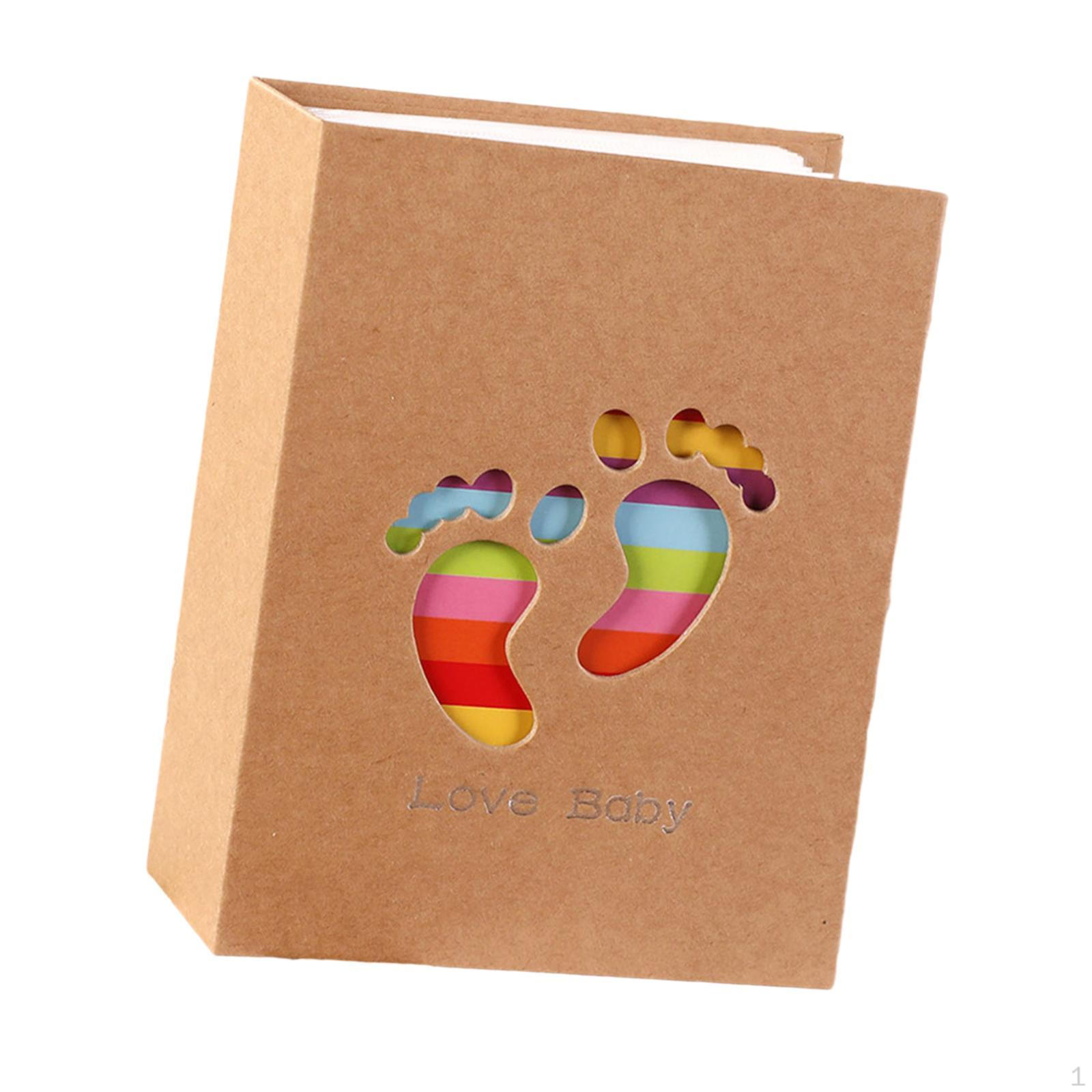 

Детский фотоальбом для воспоминаний о путешествиях и особых случаях Foot Pattern