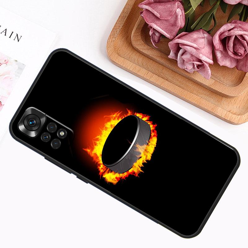 Ice Hockey Rink Case For Xiaomi Redmi Note 14 13 12 11 9 10 Pro 9S 10S 11S 12S Redmi 14C 13C 12C 10C Cover