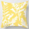 Modern Simple Yellow Flower Pillowcase Home Sofa Cushion Lumbar Pillow
