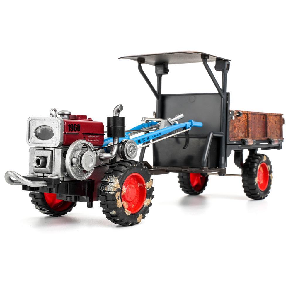 1:24 Retro Hand Tractor Model with Sound and Light