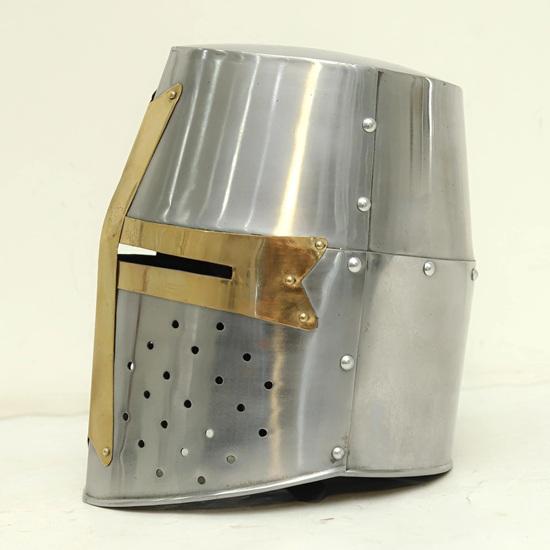 Medieval Crusader Knight Helmet Gothic Knight Helmet Historical Replica arsenal LARP Reenactment Gift