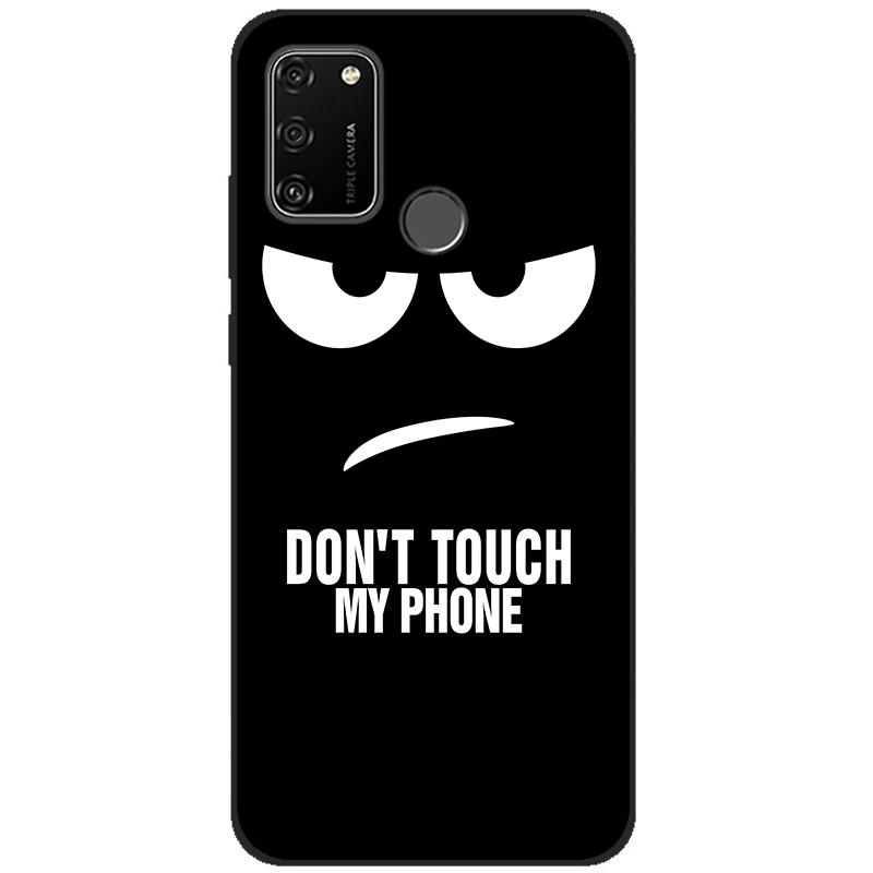 For HONOR 9A Case 6.3" Soft Silicon Tpu Phone covers On Huawei Honor 9A 9 A MOA-LX9N Back Bag Funda Shell black tpu case
