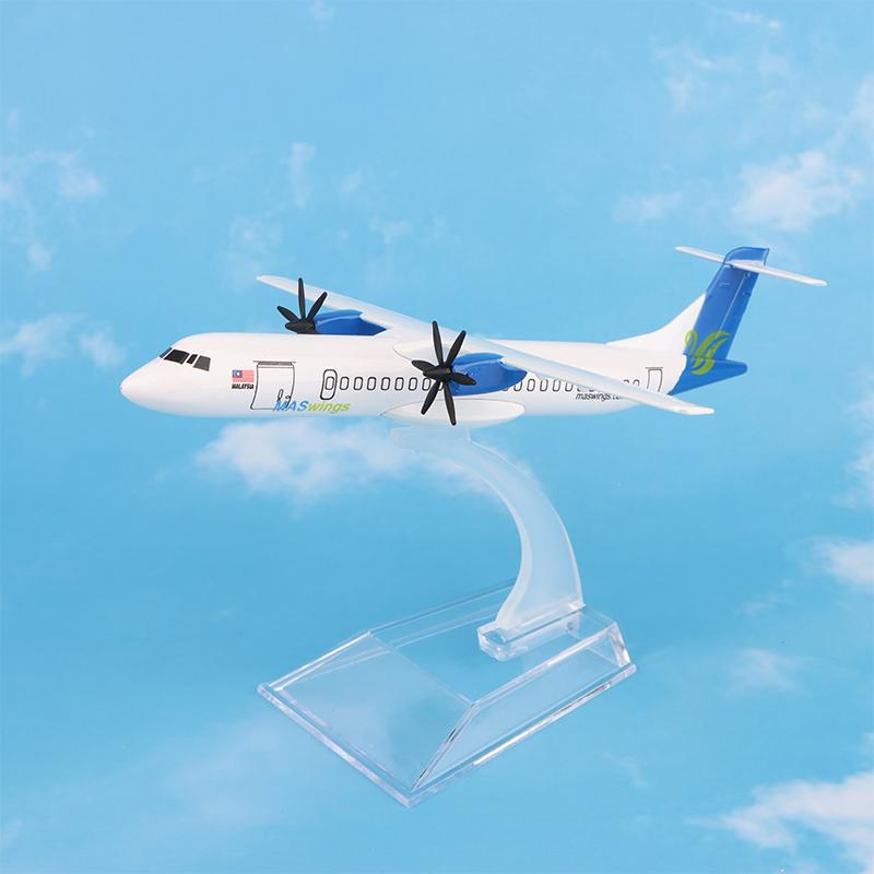 

1Pc 16Cm Fk50 Atr Plane Airplane Model Aircraft Model Diecast Metal 1/400 Scale Planes Alloy Airplane Model Collection Gift Toy