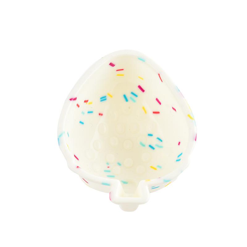 2pcs Colored Silicone Cake Cups High Temperature Resistant Muffin Mold for DIY Pudding & Cupcakes Baking