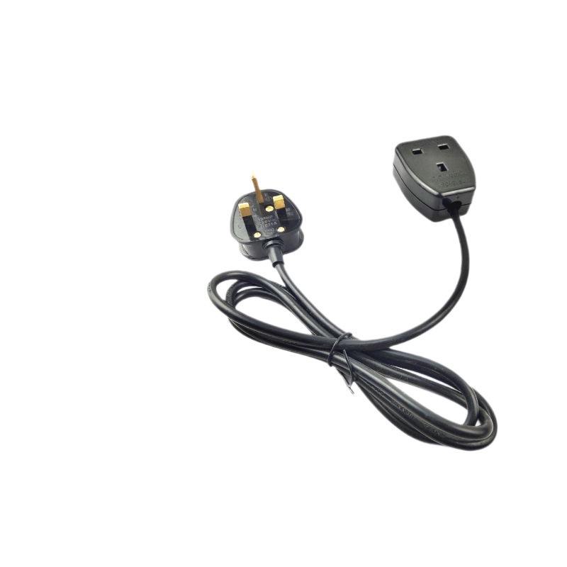 UK Standard Male To Female Extension Cord - BS 1363 Compatible