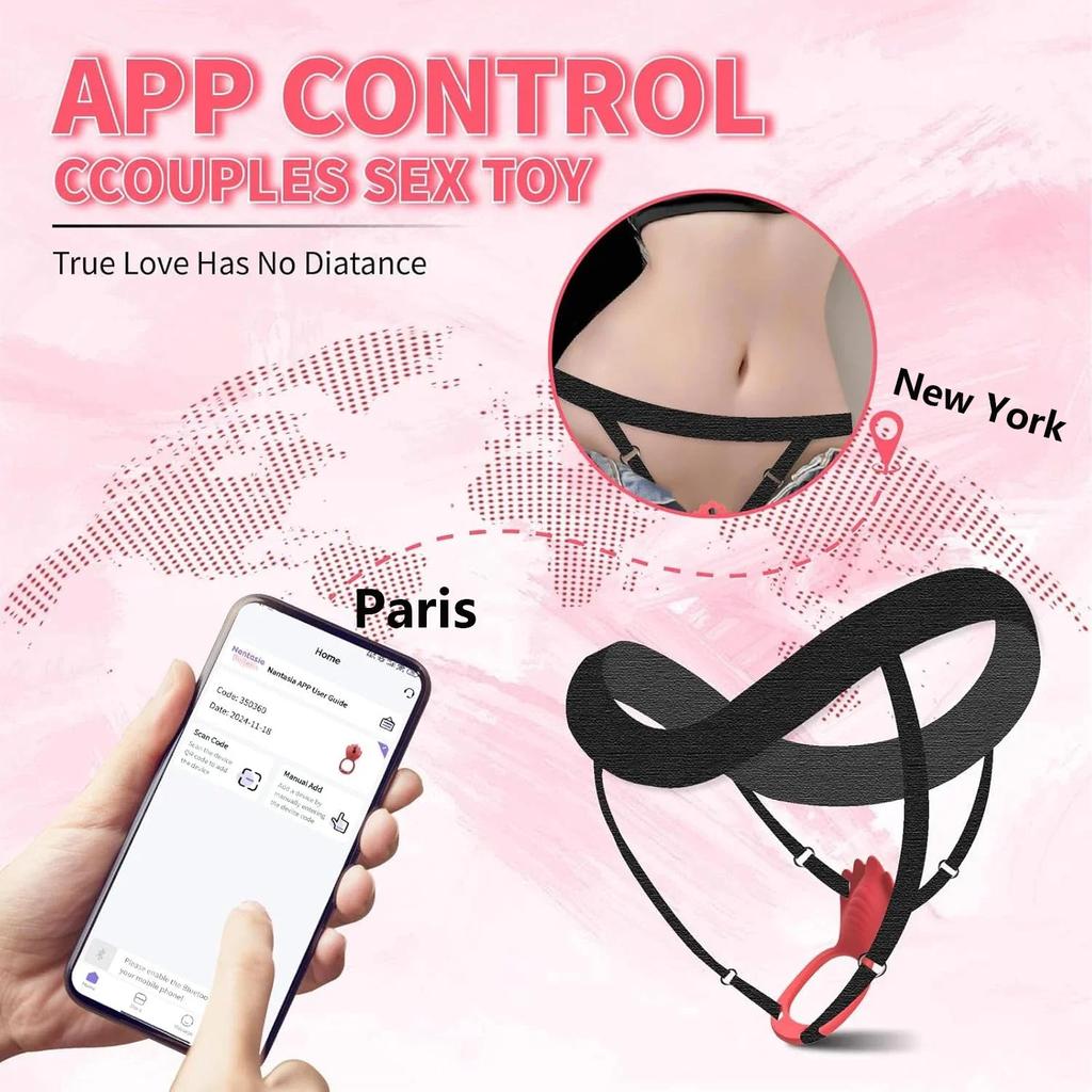 Powerful Wearable Panty Vibrator for Women Clitoral Stimulator G-spot Massager Female Masturbator Adult Sex Toys for Couples 18+