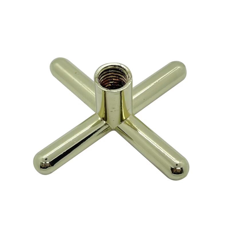 Golden Cross Fork Billiard Cue Rest Head