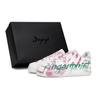 Air Force 1 Scatola Speciale Scarpe Antiscivolo Resistenti all'Abrasione Scarpe da Skateboard Basse Unisex Bianco Rosa Verde CW2288-111(Team80-S-BOX)