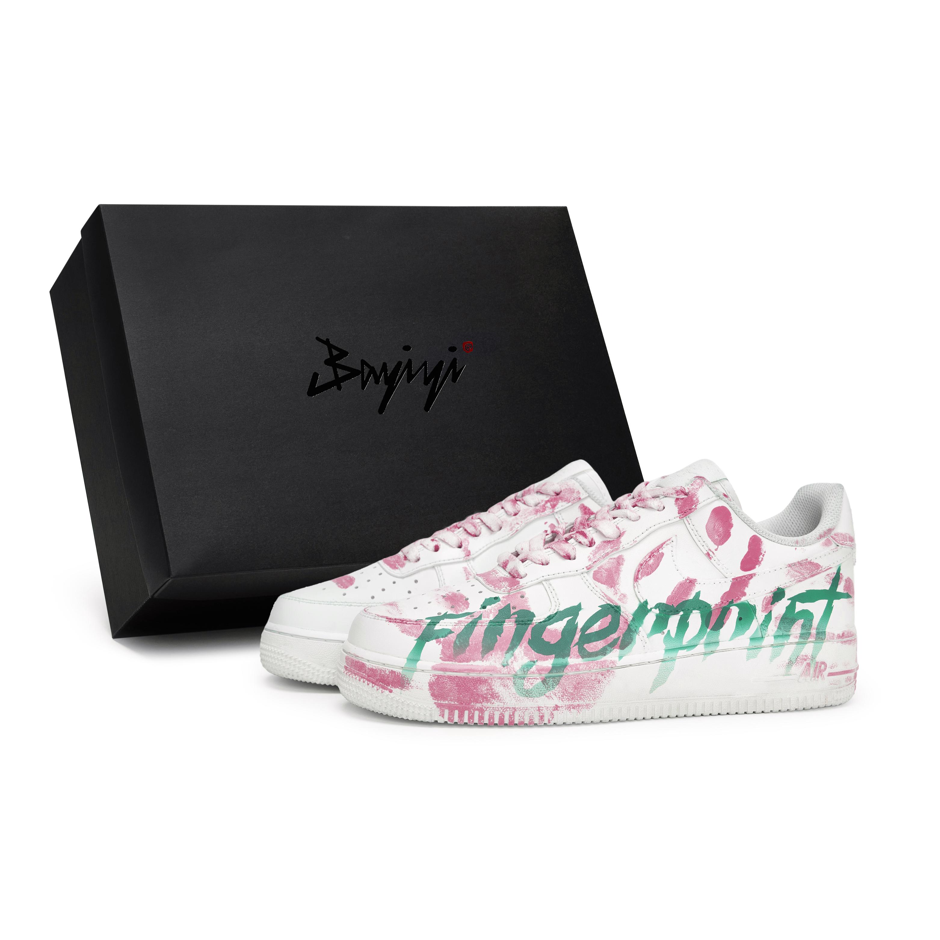 

Nike Air Force 1 Special Shoe Box Slip Resistant Abrasion Resistant Low top Skateboard Shoes Unisex White Pink Green CW2288-111(Team80-S-BOX) 38.5