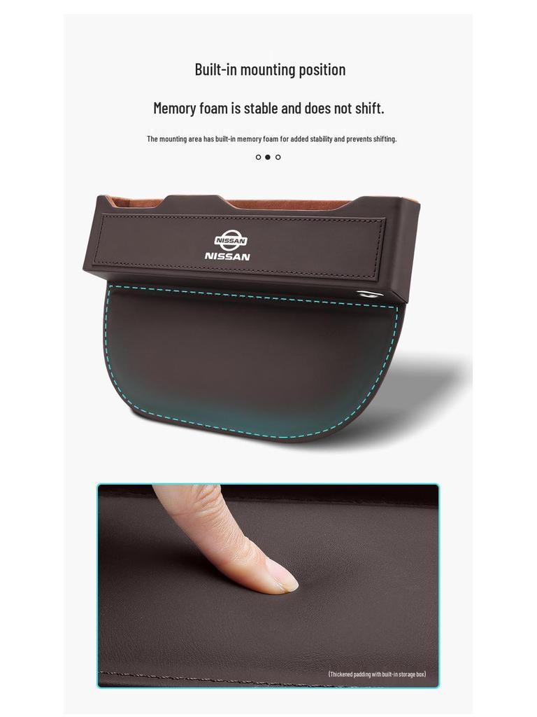 Nissan Car Seat Gap Organizer for Bluebird, Sylphy, Qashqai, Tiida, Teana