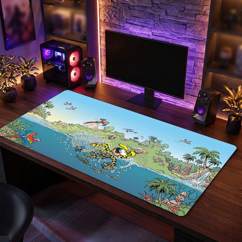 Big Mouse PadMarsupilami Extended Soft Desk Mat Gaming Office Computer Table Decor Mat
