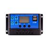 30W Dual USB 18V Solar Panel with 3W LED Lamp + 10A USB Solar Regulator Charger Controller for Car Outdoor Camping Light