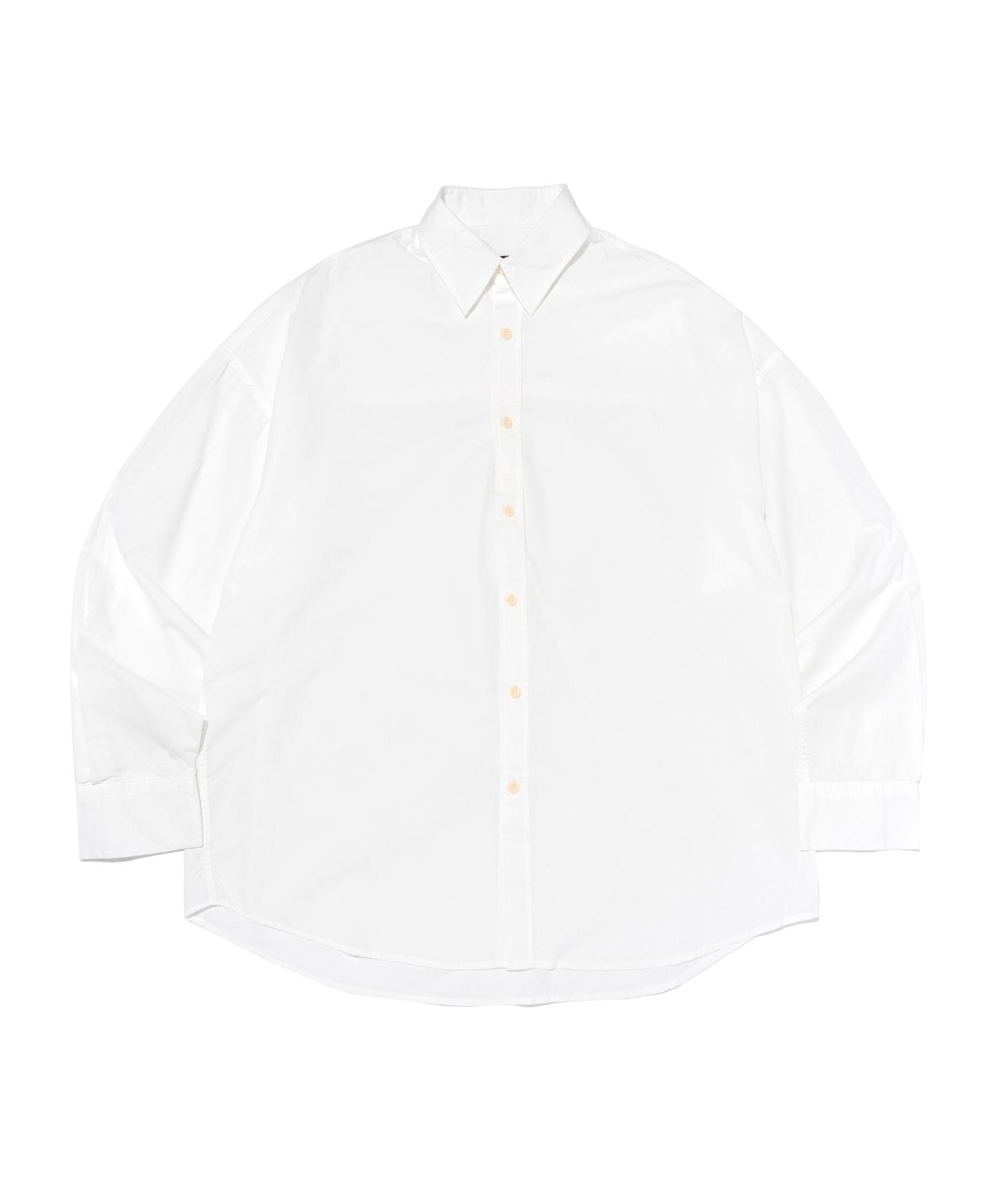 Ader Fits Oxford Collar Long Sleeve Shirt (Ivory) Free