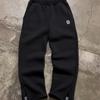 European and American Y2K Solid Color Casual High Street Hip-hop Sweatpants