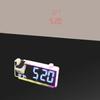 Temperature Display LED Electronic Clock Colorful LED Projection Desk Clock  Bedroom Nightstand
