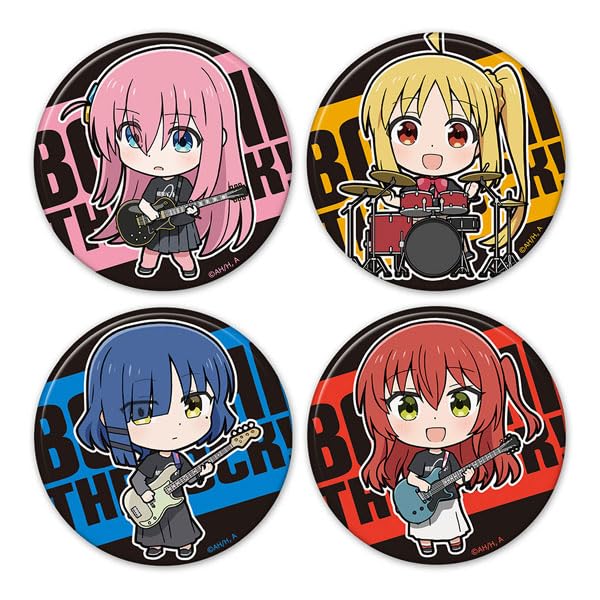 Bocchi the Can Badge Set of 4 B Rock!