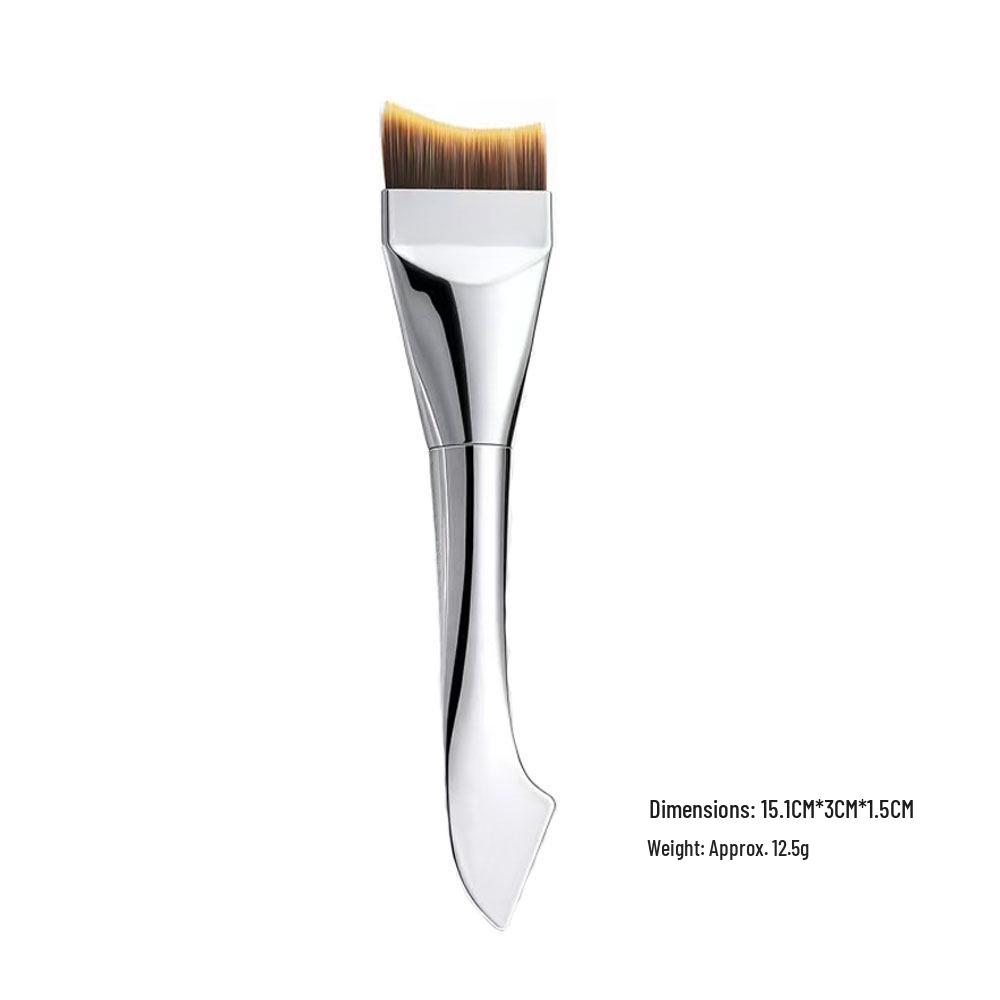 Mermaid Crescent Ultra-Thin Double-Headed Concealer & Foundation Brush