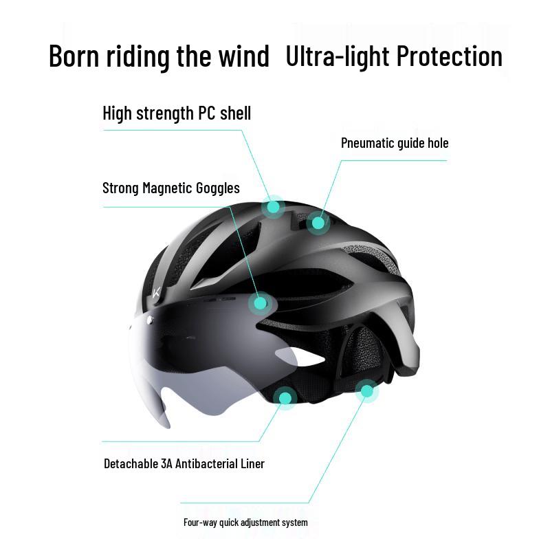 Keep Integrated Cycling Helmet with Magnetic Visor