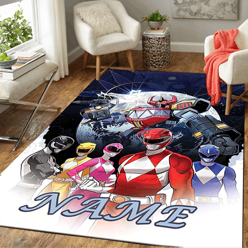 Custom 1Pc Power Rangers Team Rug Office Carpet Indoor Outdoor Entrance Doormat Nonslip Soft And Comfortable Living Room D2915215