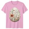 Watercolor Floral Easter Egg Design Unisexs TShirt Watercolor Botanical