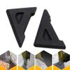2pcs Car Front Door Corner Protective Silicone Cover 90 Degree Angle Auto Bumper Anti-Scratch Anti-collision