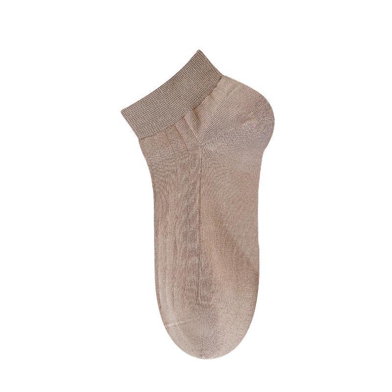 Business Solid-color Socks, Men's Short Socks, Pure Cotton Summer Anti-odor and Sweat-absorbing, Autumn and Winter Casual Low-top Sports Socks