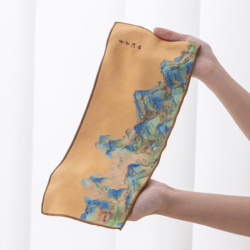 Thousand Miles Jiangshan Ceramic Tea Set Gift Box Gift Outdoor Travel Kuaike One Pot Four Cup Set Souvenir