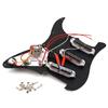 Prewired Pickguards Pickups Set with Back Cover Compatible with Electric Guitar