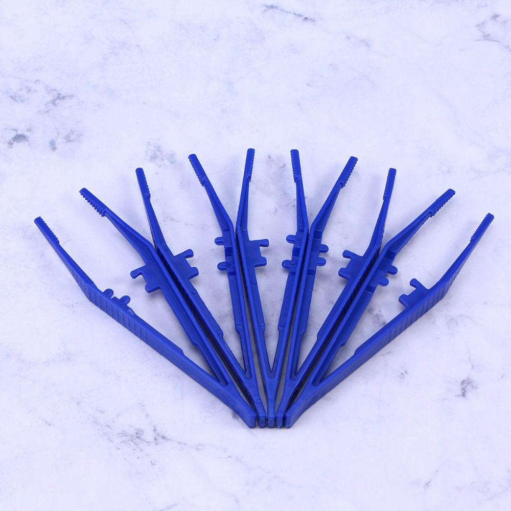 Jewelry Making Clip Applicator Forceps for Crafts Hand Tool Set Plastic Tweezer Kit Repair Tweezers