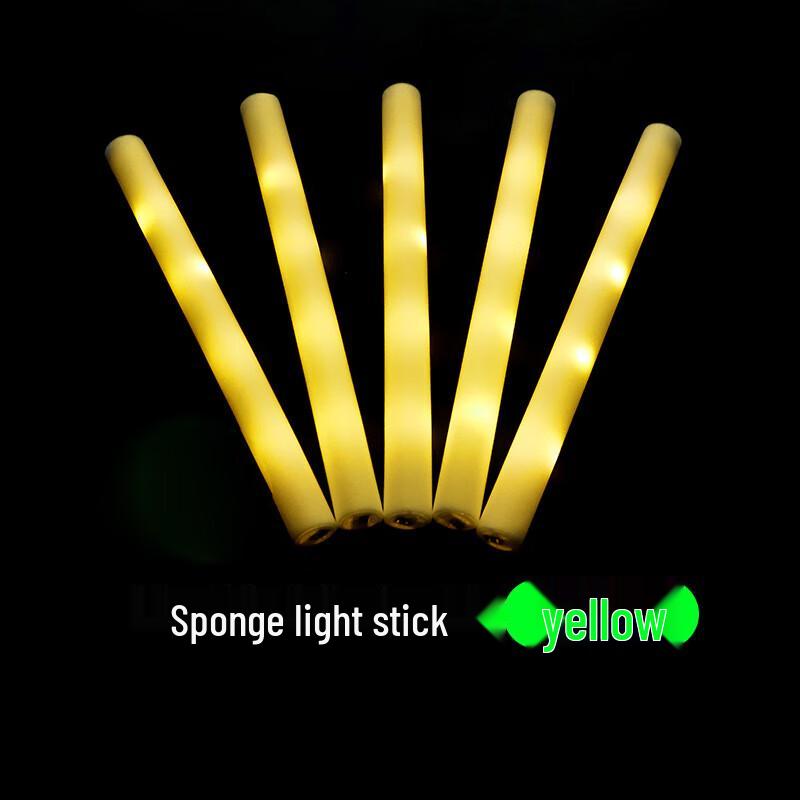 Concert Sponge Glow Sticks - 10 Pack