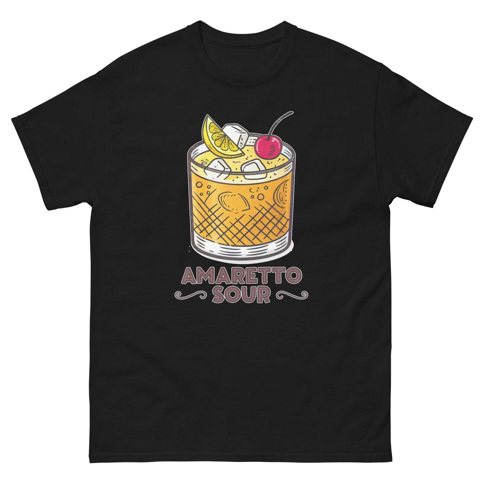 Amaretto Sour Drink Delicious Popular Beverage T-Shirt M