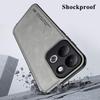 KEYSION Luxury Retro PU Leather Phone Case for Redmi 17 5G Soft Silicone+PC Shockproof Phone Cover for Xiaomi Redmi 17 4G 5G