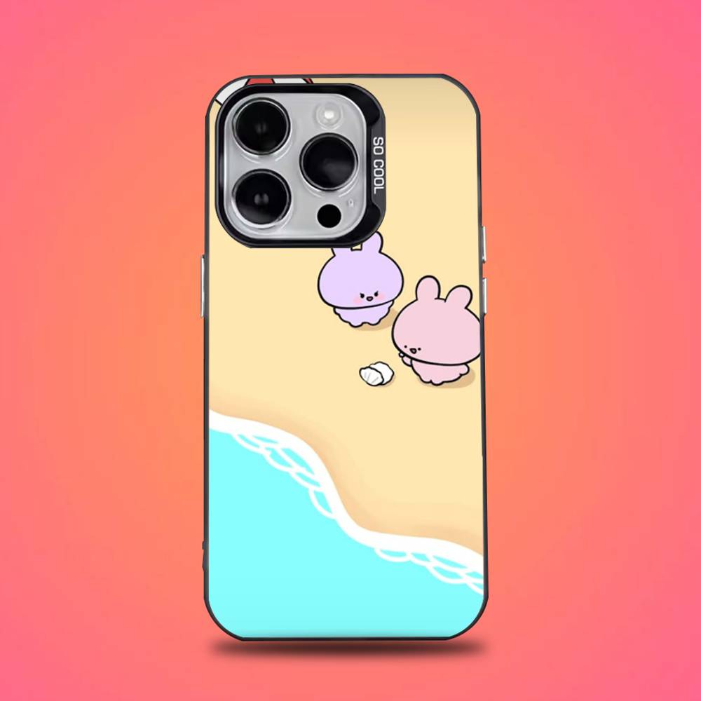 

Cartoon A-Asamimichan Phone Case For iPhone 16,15,14,13,12,11,Pro,Max,Plus,Mini,XS,SE Anti Fall Black Matte Hard Bumper iphone14plus