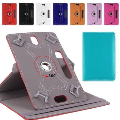 Kunstleder-Tablet-PC-Hülle, 360 Grad drehbarer Ständer, Universal-Halterung