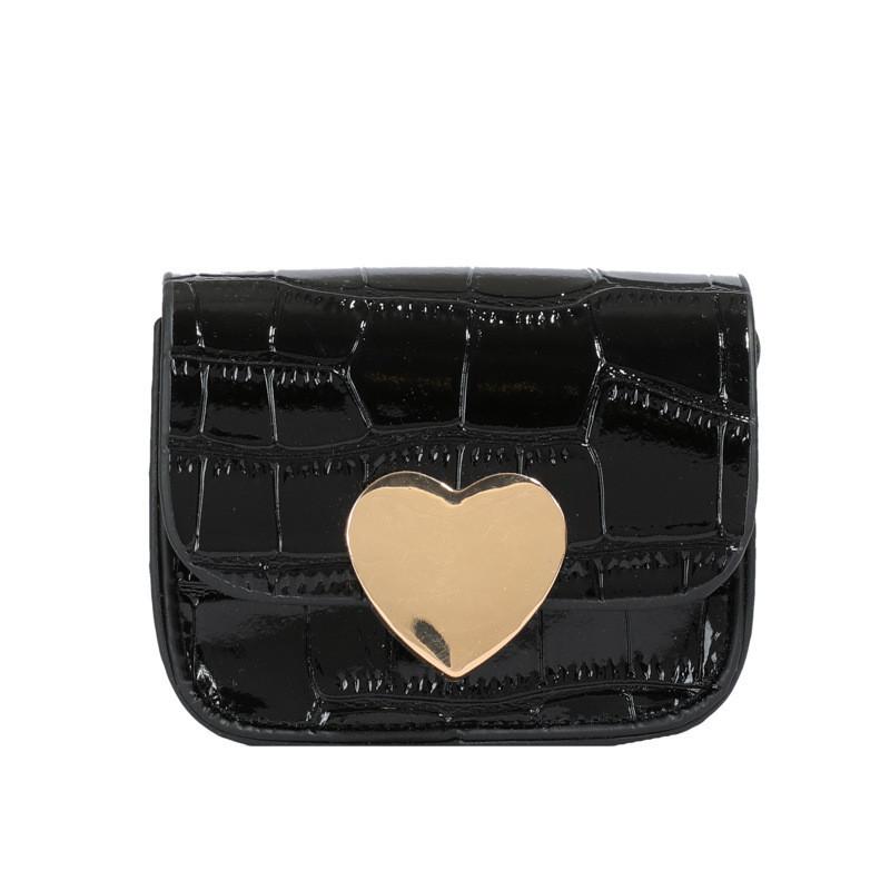 

Stylish Miniature Heart-shaped Shoulder Bag For Boys And Girls In Trendy Colors