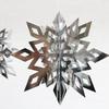 6Pcs Christmas Snowflake Ornaments 3D Large Iridescent Paper Snowflakes Hanging Decoration for Winter Wonderland Christmas Party Holiday New Year Home