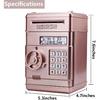 Piggy Bank for Kids, ATM Electronic Password Cash Coin Bank, Money Saving Box for Kids, Boys Girls Birthday Gift (New Rose Gold)