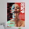 Newly Pop Rapper DDoja CCat Single Colorful Tapestry Wall Hanging Bohemian Wall Tapestries Mandala Wall Hanging Sheets