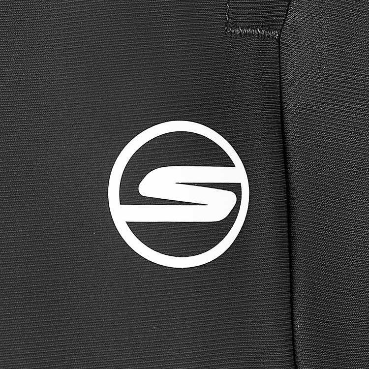 Skechers Godri Straight Leg Breathable Comfortable Casual Quick-Dry Knitted Sports Pants Men Pants Carbon-Black P225M103-0018