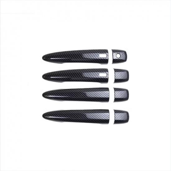 Carbon Fiber Car Door Handles Cover Trim 8pcs For NISSAN PATHFINDER -2024