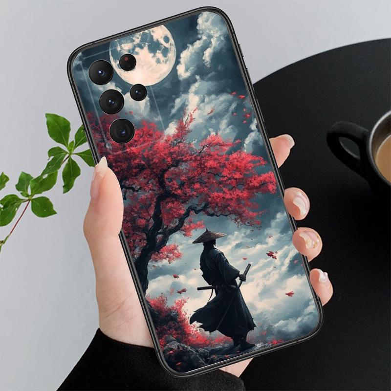 Japanese Samurai Sword Anime Phone Case For Samsung A17 A55 A16 A56 A35 A15 A53 A54 A33 A34 A25 A05S A52 A52S A07 A26 A06
