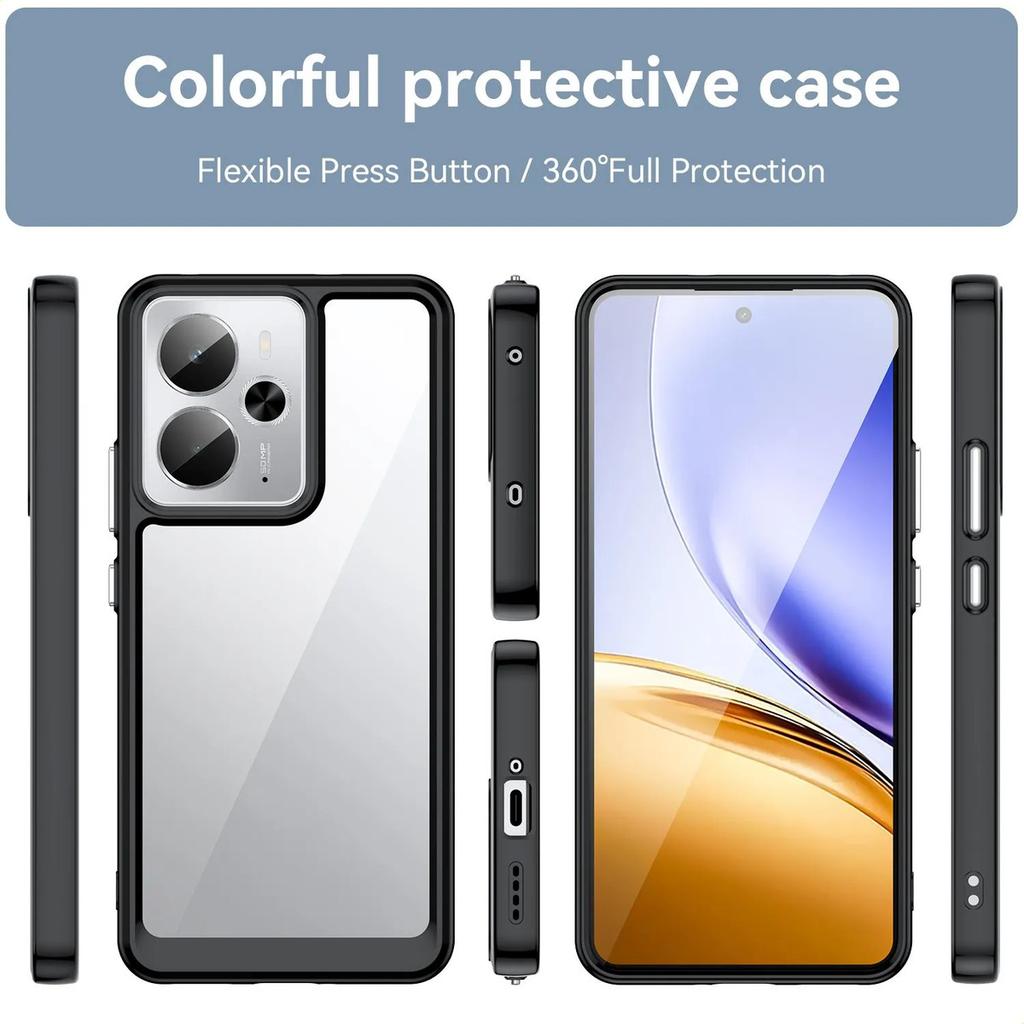 Phone Case For Phone Case For Oppo Realme 14 5g, Clear Transparent Phone Case Cover For Oppo Realme 14 5g