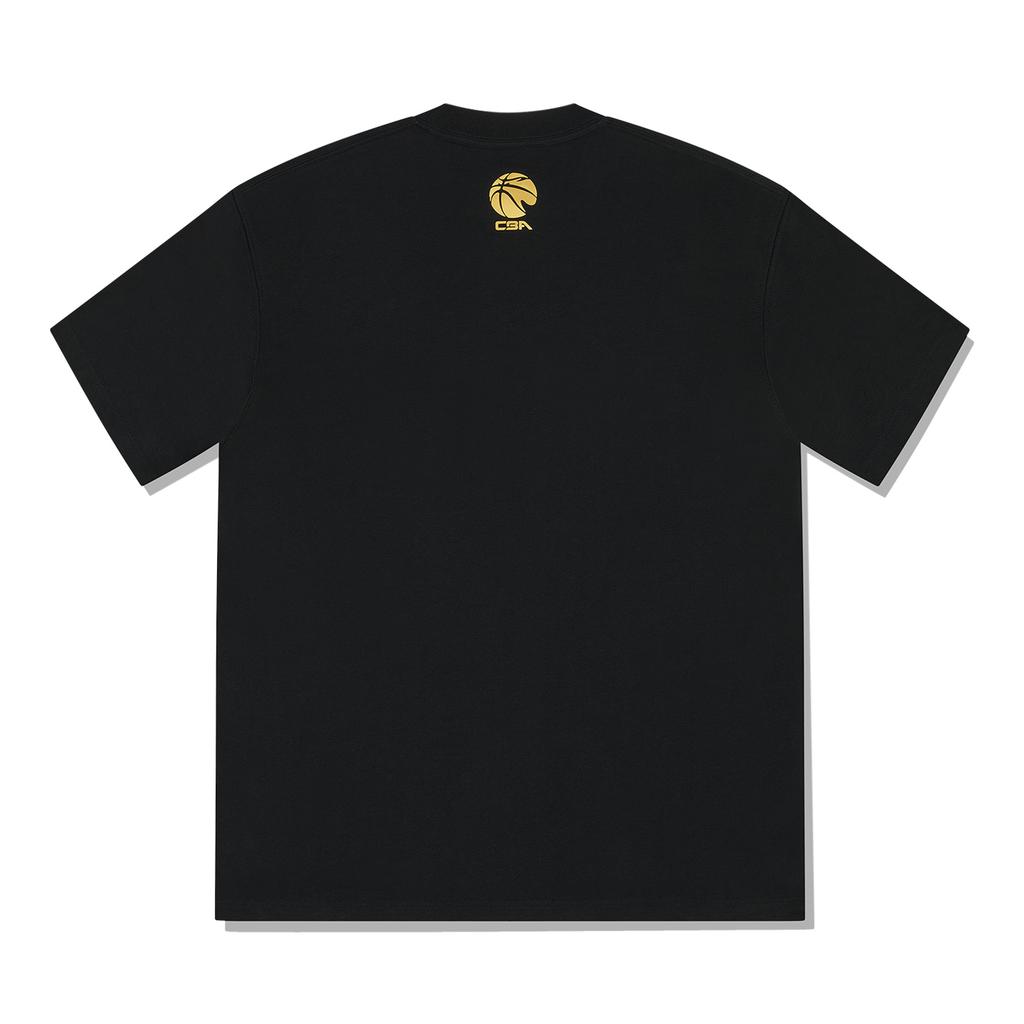 Li Ning CBA Series CBA League Meisterschaft Liaoning Team Gedenk-T-Shirt Saison 2023-2024 Sport Kurzarm T-Shirt Unisex Oberteile AHSUD93-1