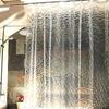 1PCS 3D Bathroom Bath Shower Curtain Transparent Thicker Waterproof Curtain