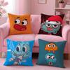 Anime T-The Amazing World of GumballS Cushion Cover Comfortable Reversible Pillow Cover Ideal for Car Sofa Bedroom & Beyond