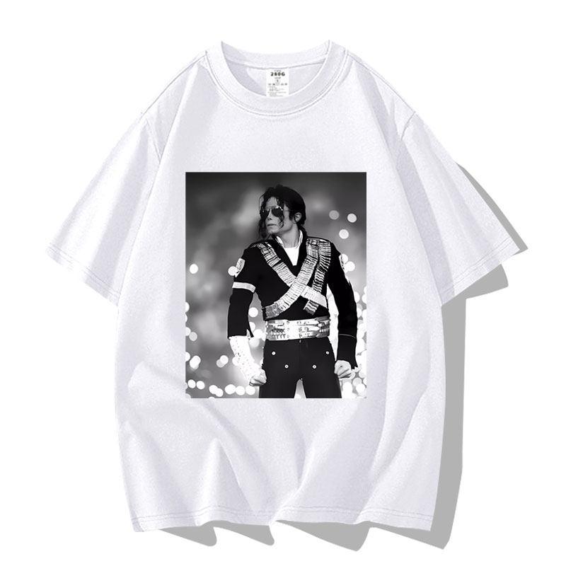 2026 Limited Edition Michael Jackson Pattern Men and Women New Summer T-shirts for Adults Parents and Children Cotton T-shirts