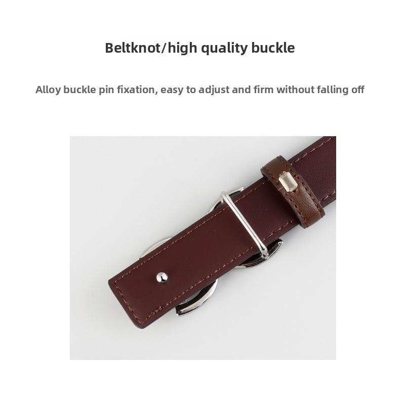 Mary Snap-buckle Women's Belt, Work Clothing Style Accessible Luxury, Matching Suit, Formal Wear, Office Lady Belt