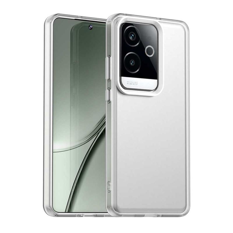 Anti-Drop Candy Color Phone Case For Realme GT 6 China Matte Transparent Case Realme GT 6 China Cover For Realme GT 6 China Case