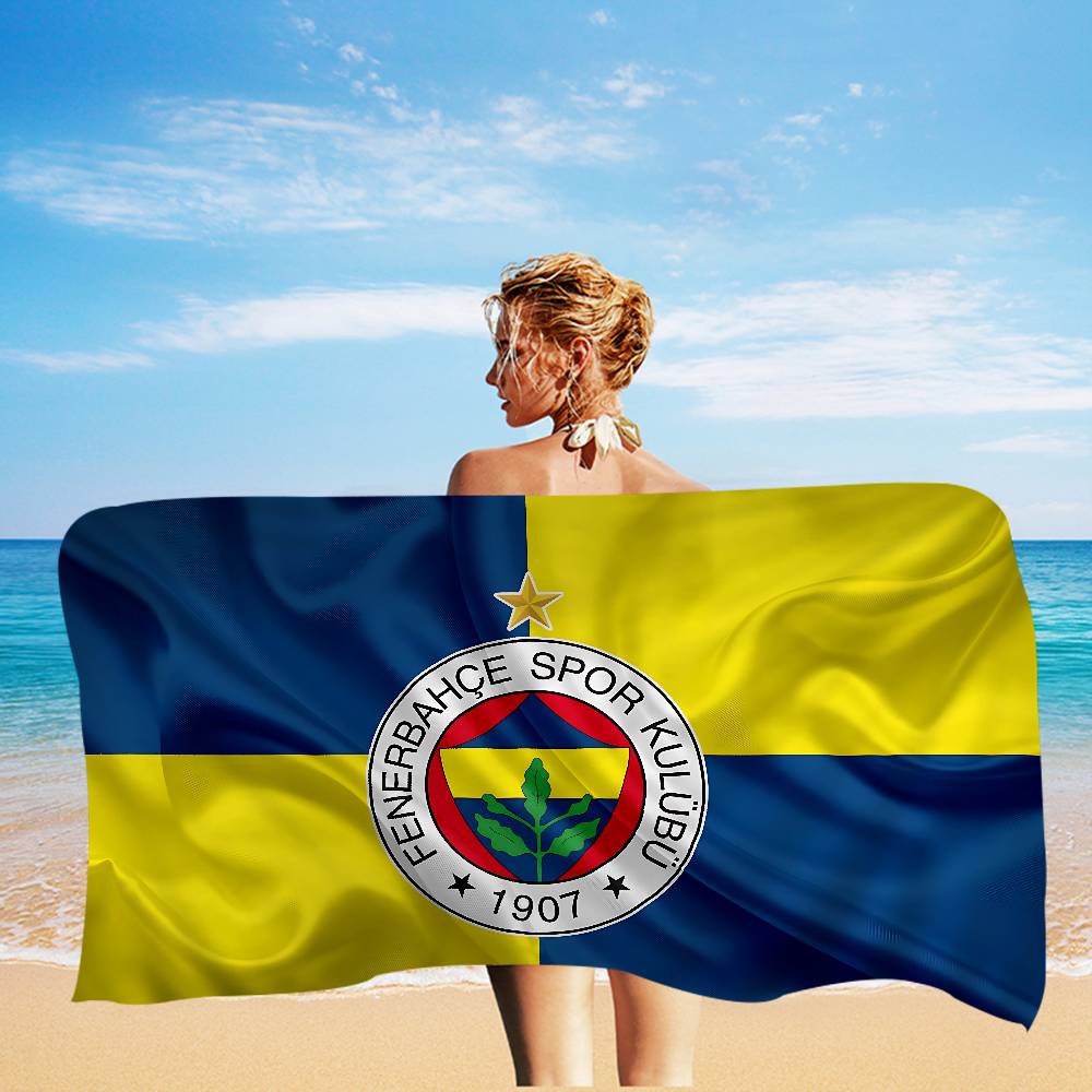 

Football Club Sports F-Fenerbahce Big Microfiber Beach Towels Quick Dry Towel Sand Beach Towels Pool Towel For Travel Pool Yoga W30*H60(CM)