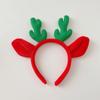 Face Cloth Female Christmas Korean Style Head Hoop Antler Headband Hair Accessories Women Hair Band